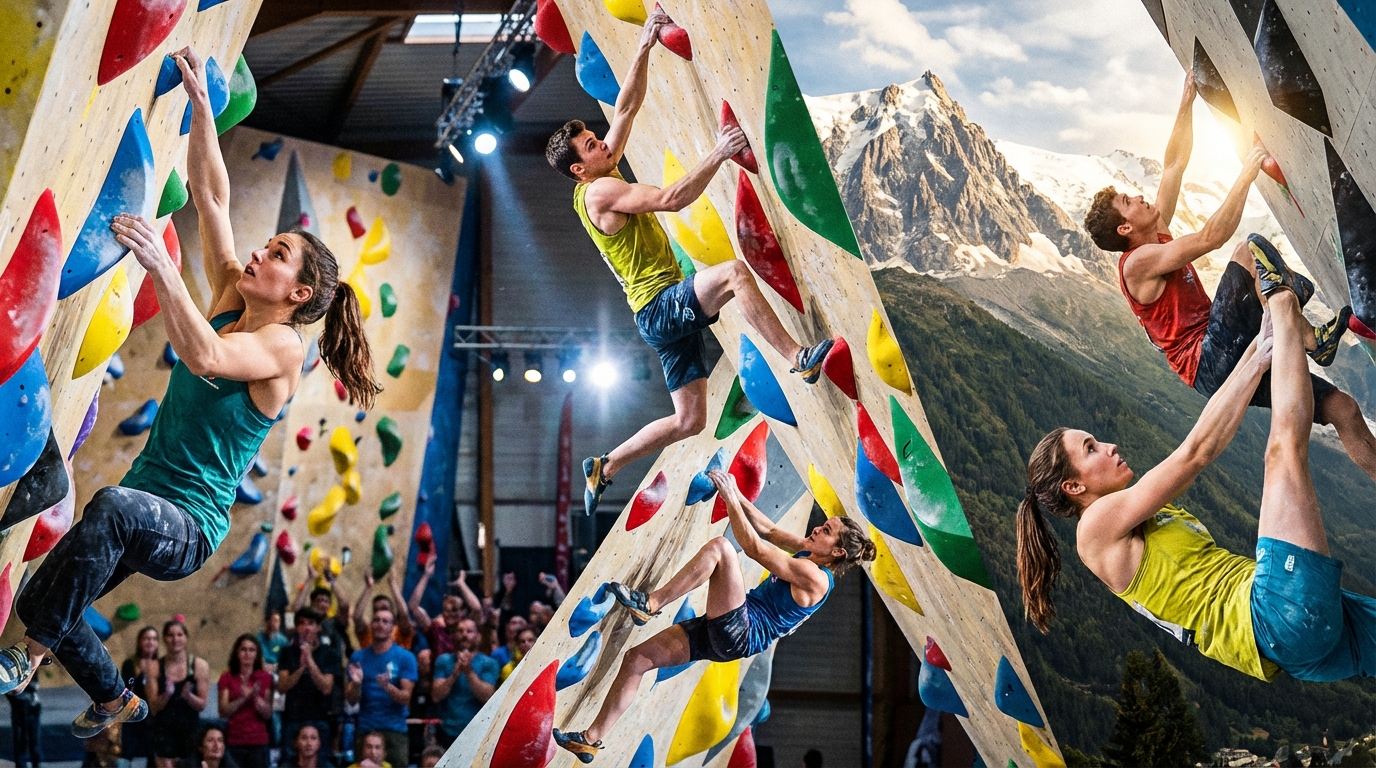 découvrez les résultats des demi-finales du championnat de france de bloc 2026 à chaumont et chamonix, avec un retour détaillé sur les performances des meilleurs grimpeurs.