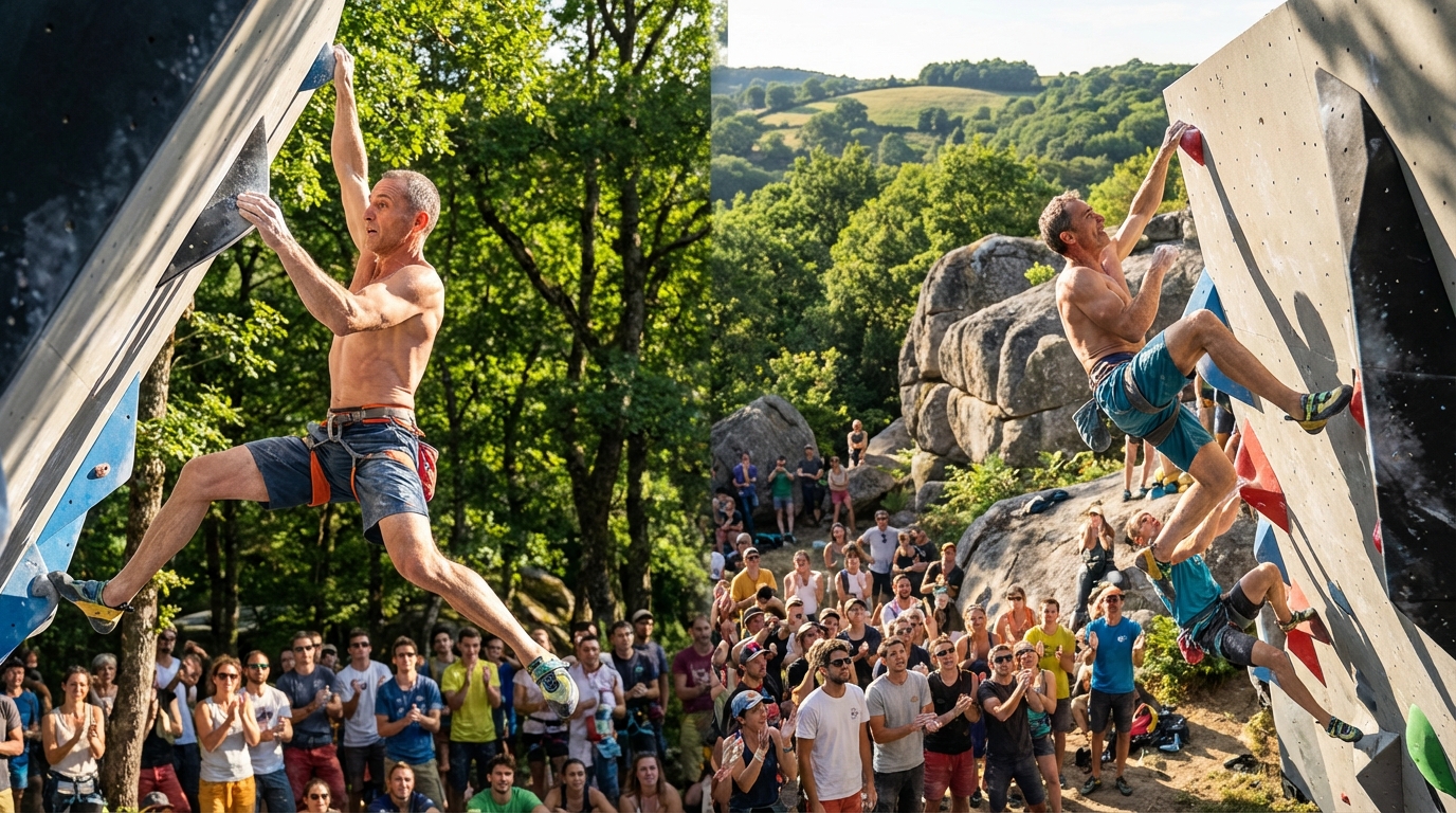 découvrez les championnats de france seniors de bloc à montmartin, un événement incontournable pour les passionnés d'escalade et de compétition.