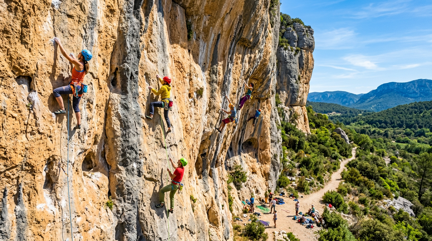 découvrez buoux, un site d'escalade incontournable. ce guide complet vous accompagne pas à pas pour bien débuter et profiter pleinement des falaises magnifiques de buoux.