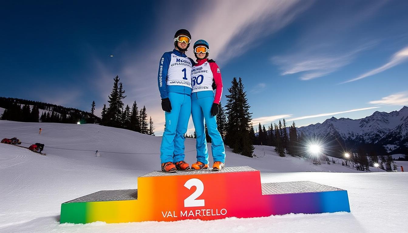 découvrez comment harrop et ravinel ont remporté une place sur le podium à val martello, illustrant leur performance exceptionnelle lors de cette compétition.