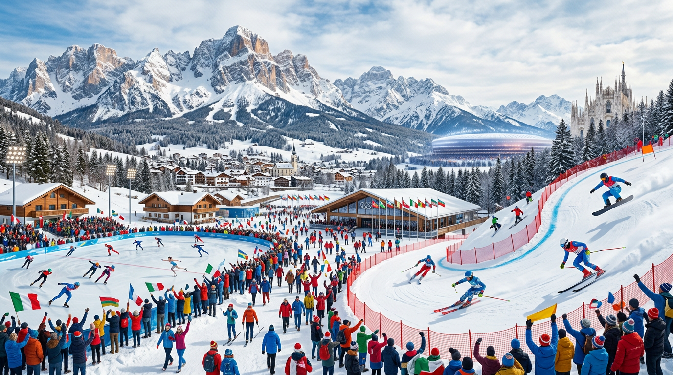 découvrez milan-cortina 2026, un rendez-vous historique accueillant les jeux olympiques d'hiver, alliant tradition, performance sportive et innovation au cœur des alpes italiennes.
