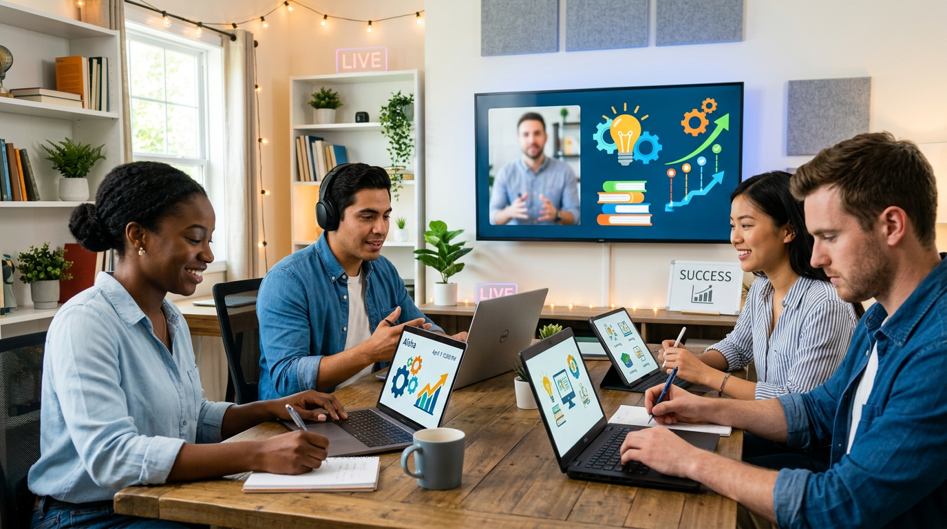 participez à notre webinaire du 1er avril à 12h00 et découvrez toutes les clés pour réussir votre formation en apprentissage. conseils, méthodes et astuces pour optimiser votre parcours.