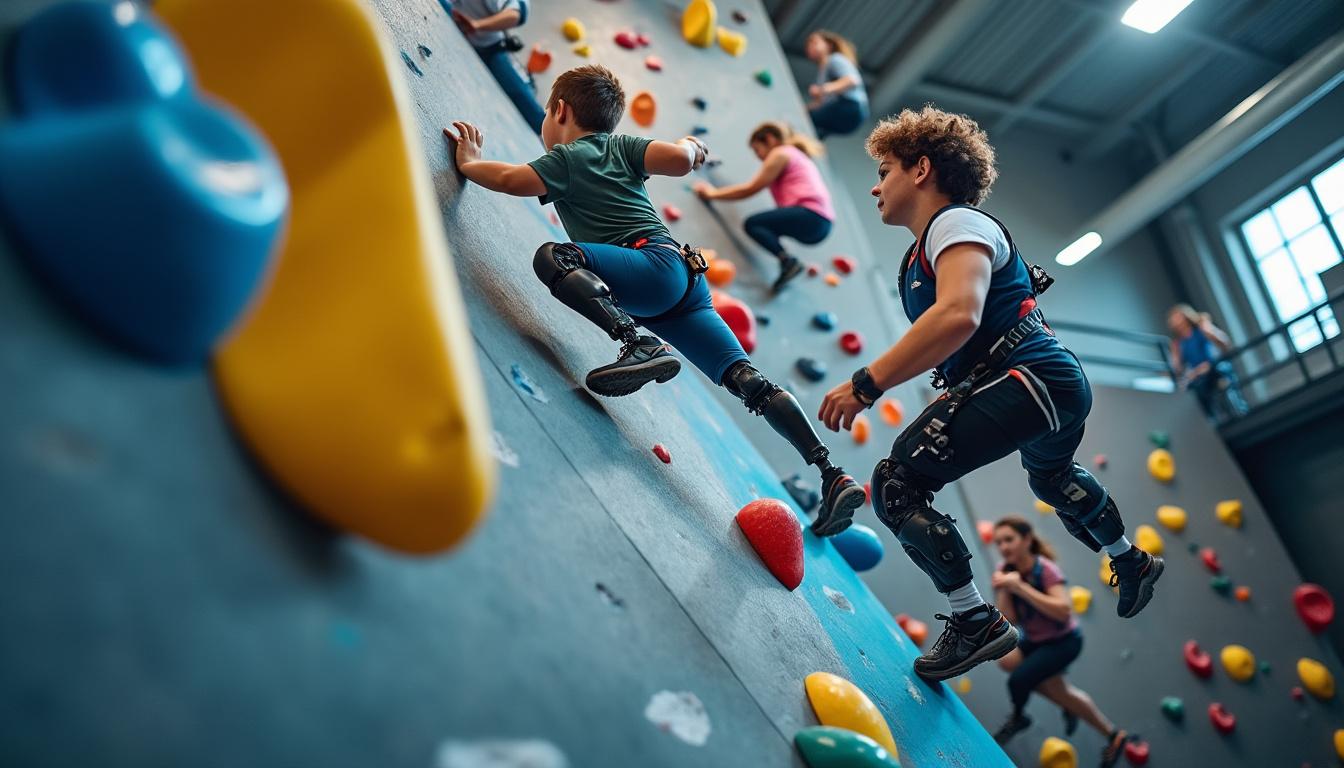 explorez les enjeux et les pratiques de l'escalade paralympique, une discipline inclusive qui met en lumière le courage et la détermination des athlètes handisport.