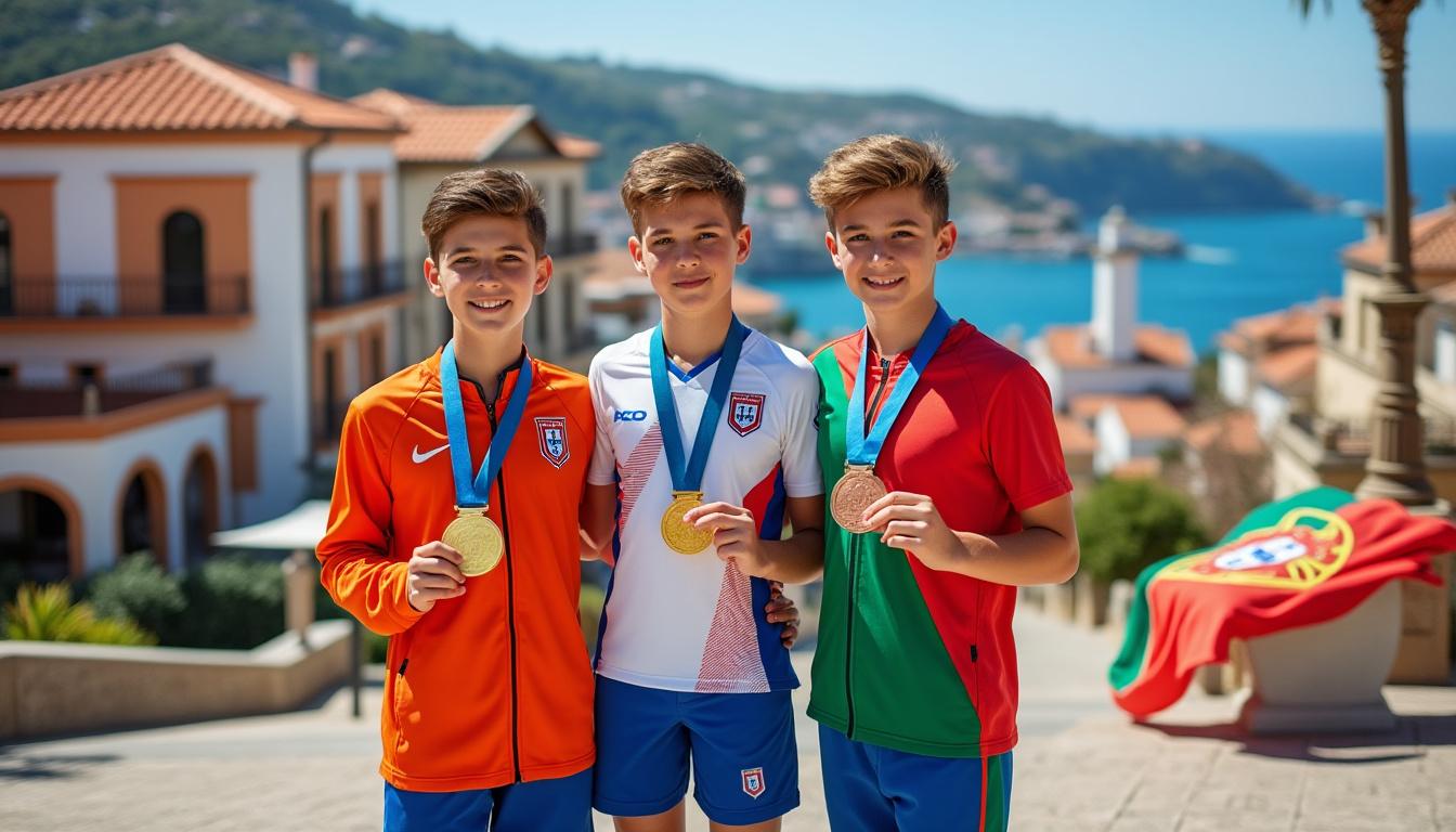 découvrez comment le portugal célèbre l'excellence en attribuant trois médailles prestigieuses à ses jeunes talents prometteurs, soulignant leur réussite et leur potentiel exceptionnel.