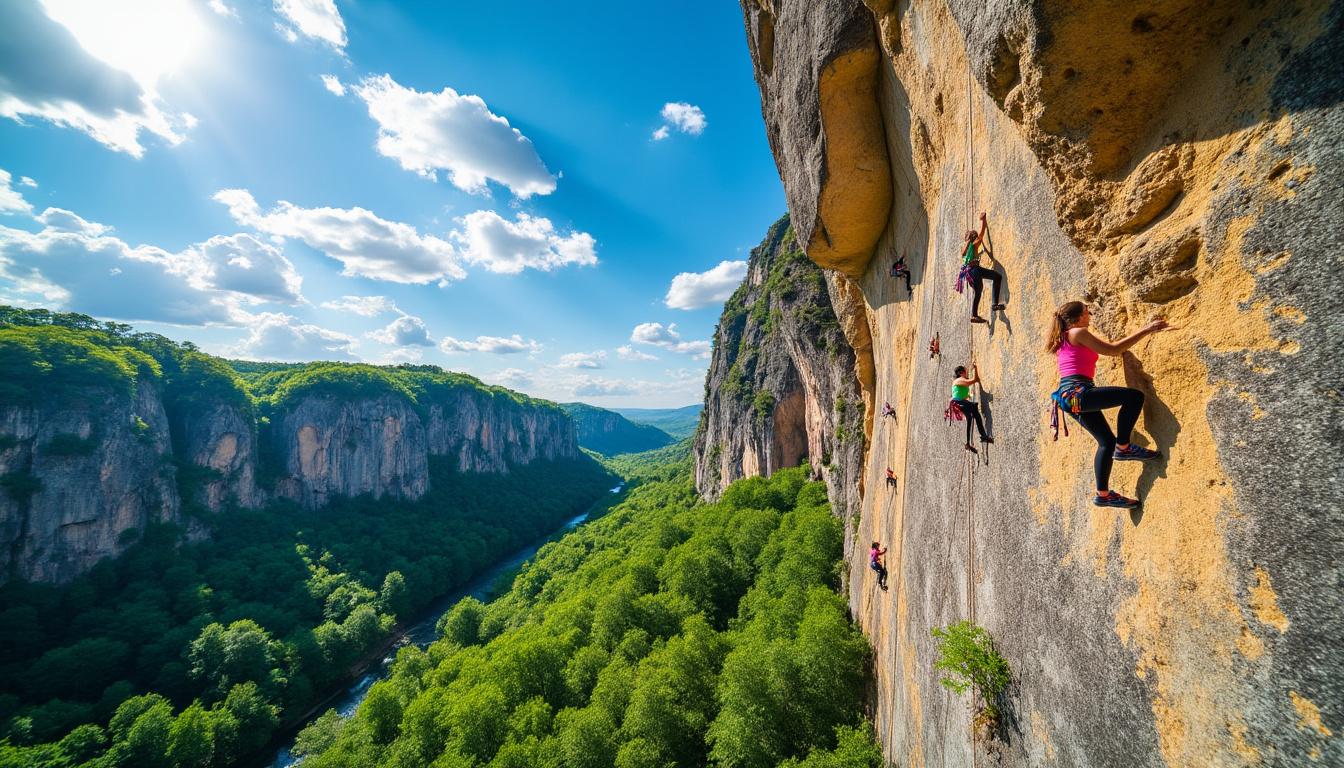 découvrez la réouverture des rochers des clos en dordogne, un site d'escalade incontournable pour vivre de nouvelles aventures verticales en pleine nature.