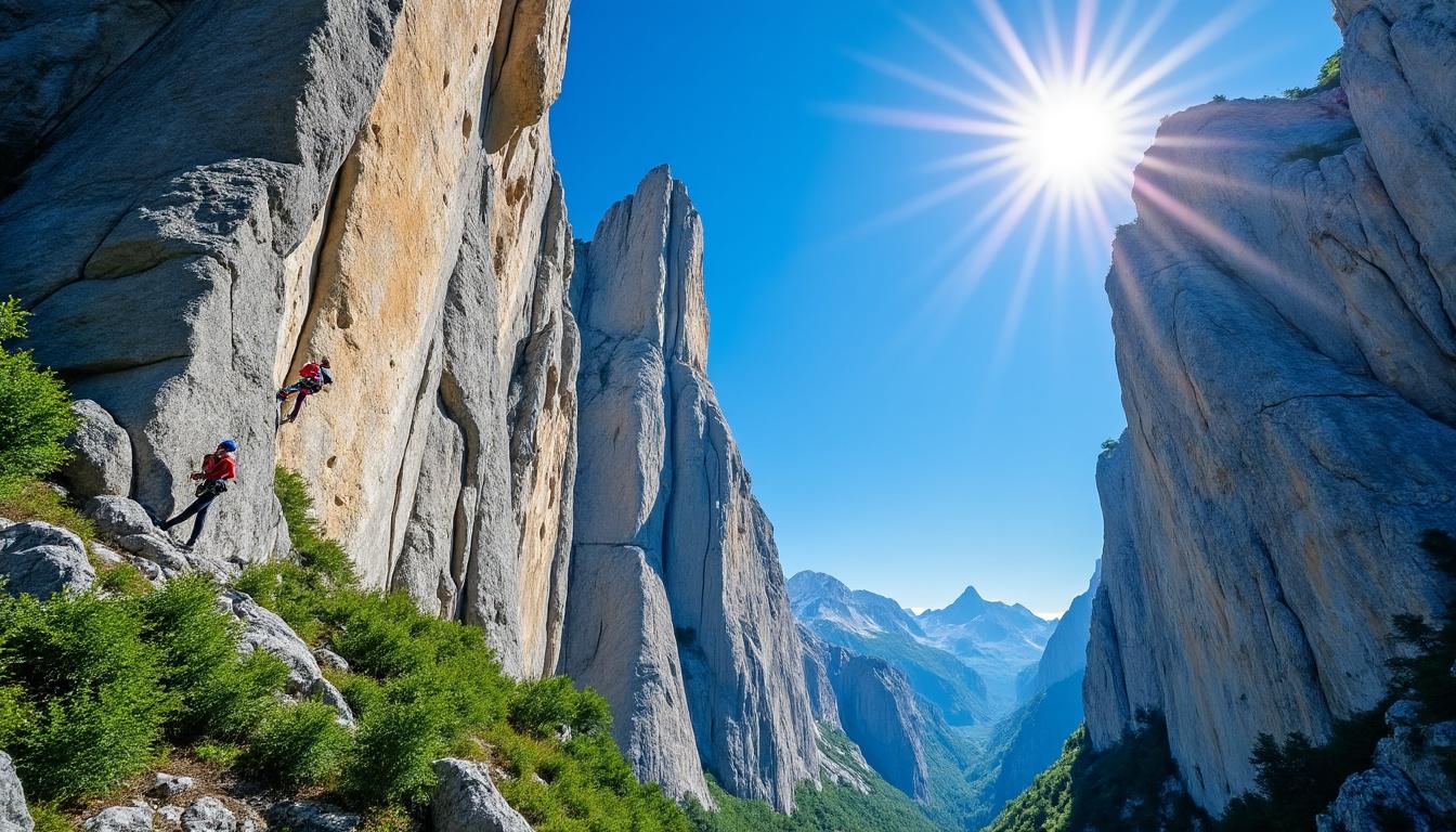 explorez céüse, le site d'escalade incontournable des alpes françaises, réputé pour ses paysages spectaculaires et ses voies variées adaptées à tous les niveaux.