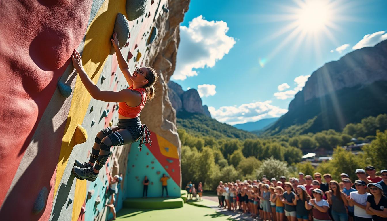 découvrez le lancement spectaculaire de la saison internationale de para-escalade à salt lake city, un événement accessible et inspirant pour tous les passionnés de sport et d'inclusion.