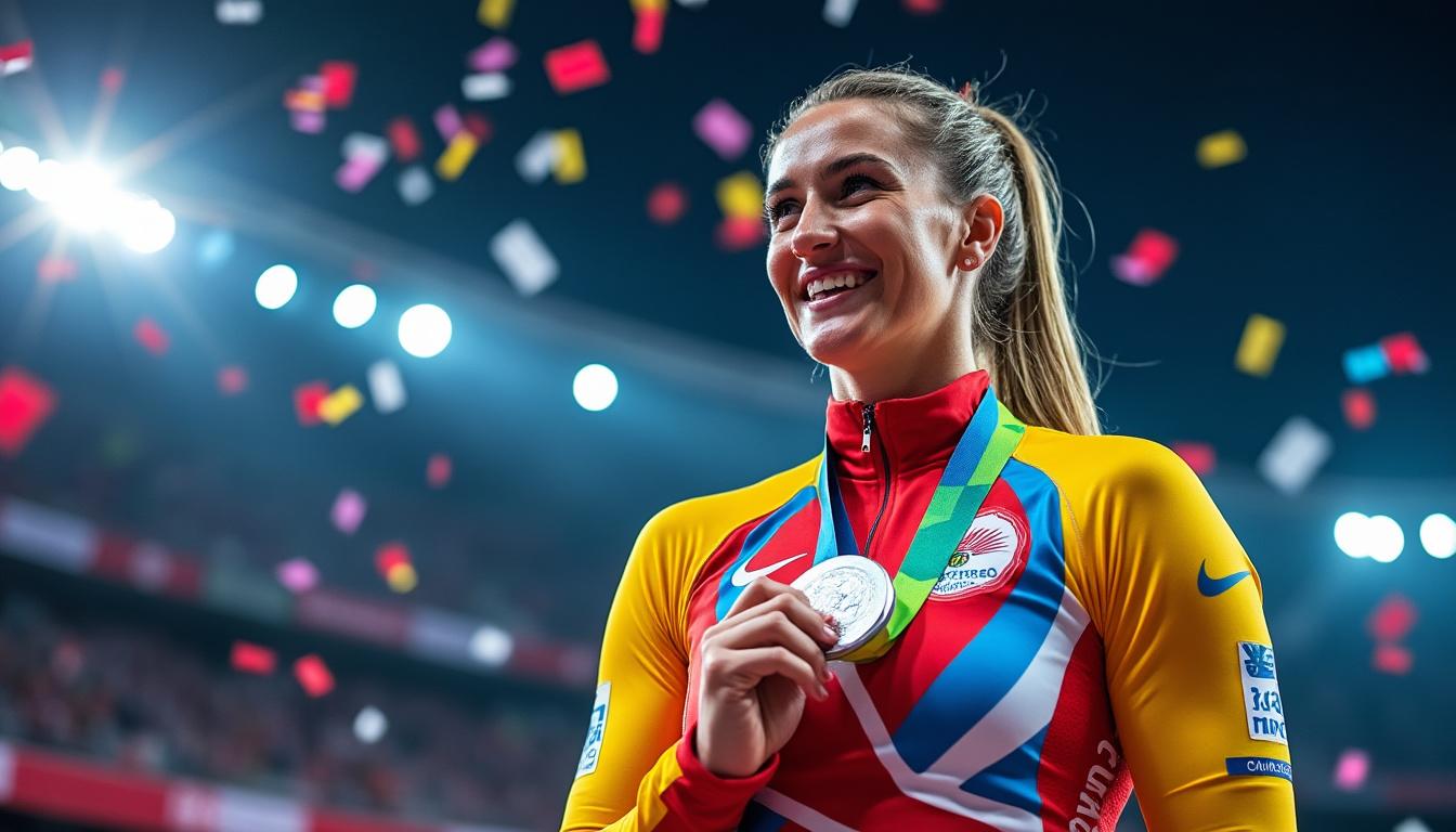 lisa guidoni décroche la médaille d'argent lors de la compétition à graz (autriche), une performance remarquable qui souligne son talent et sa détermination.