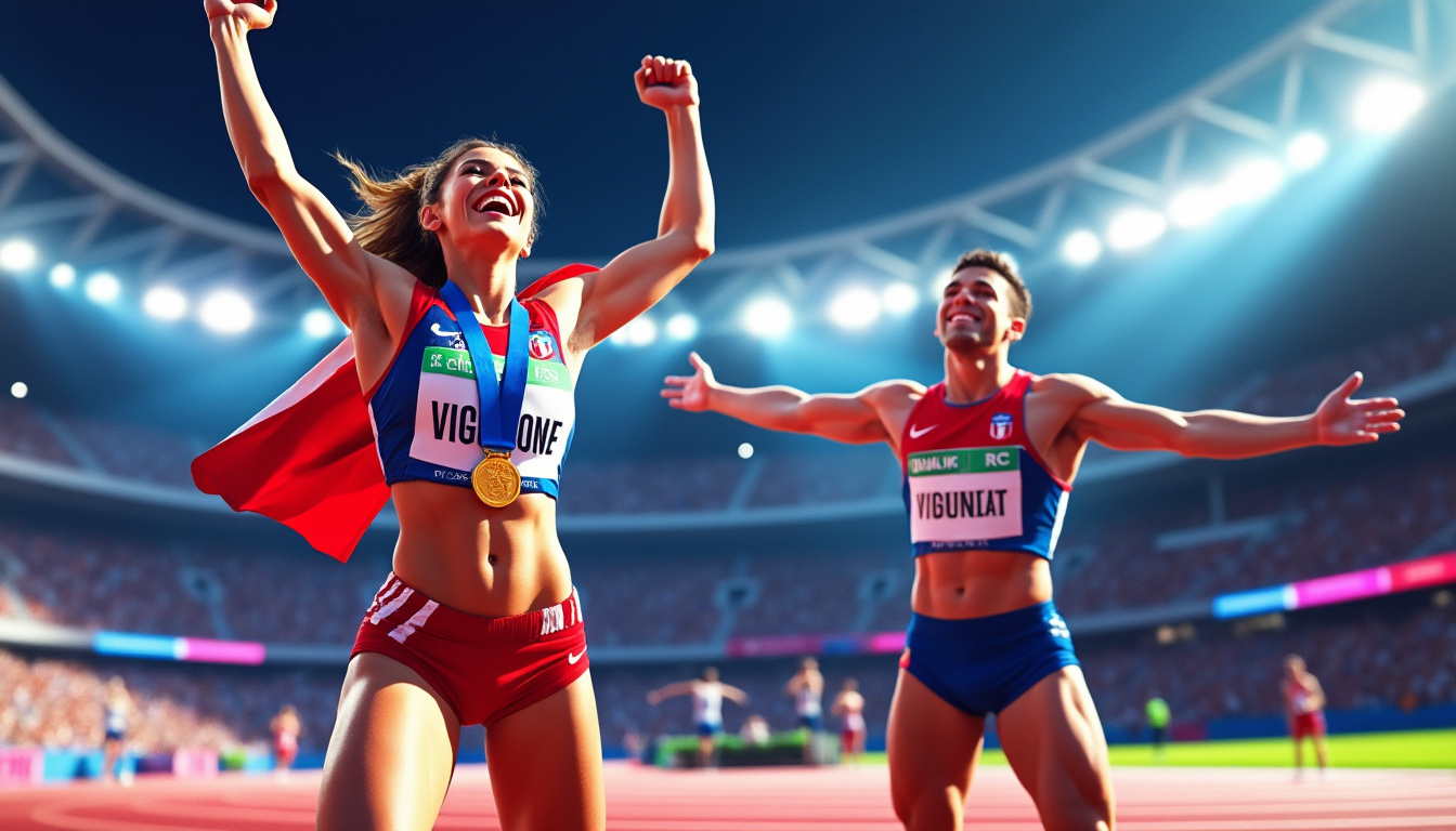 découvrez comment capucine viglione remporte la médaille de bronze tandis que jérôme morel établit un nouveau record de france impressionnant dans cette compétition passionnante.