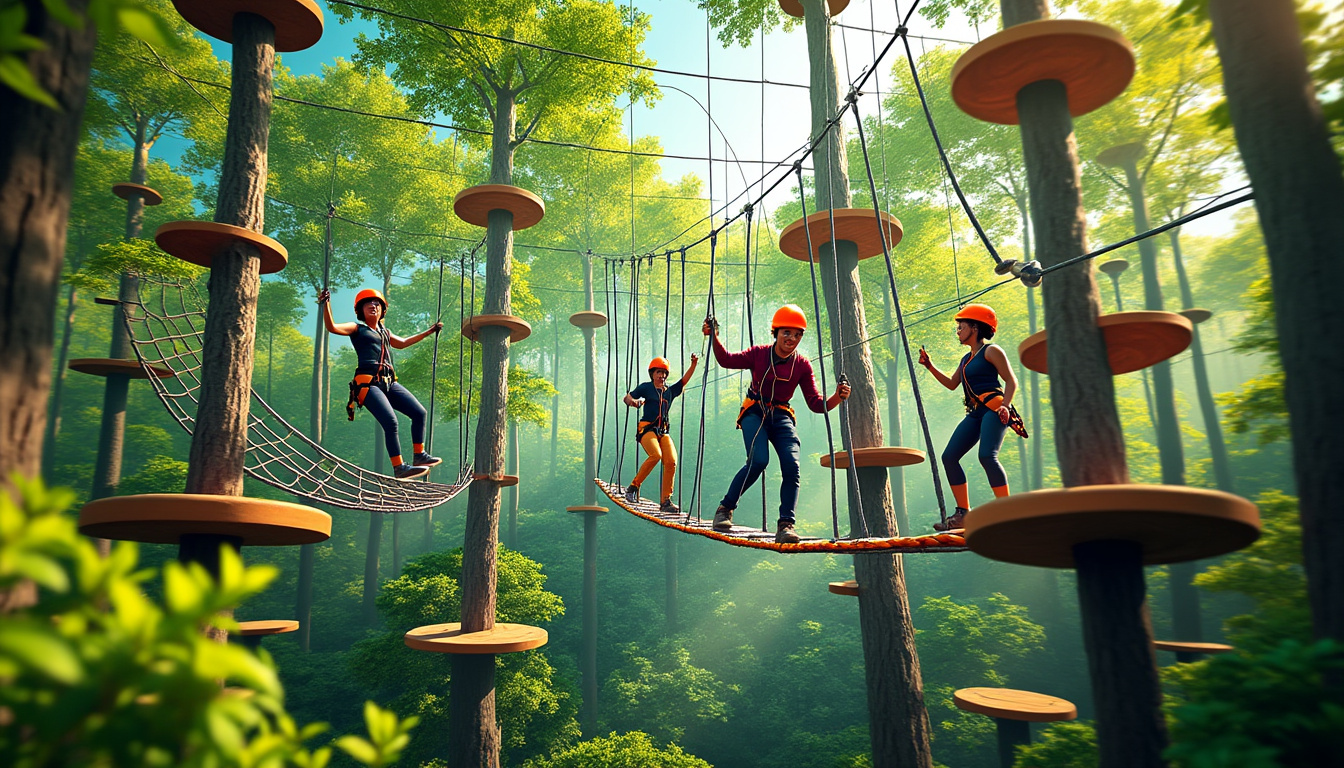 découvrez arkose strasbourg saint denis, le parc d’accrobranche incontournable pour une aventure ludique et sportive en pleine nature. sensations garanties pour tous les âges !